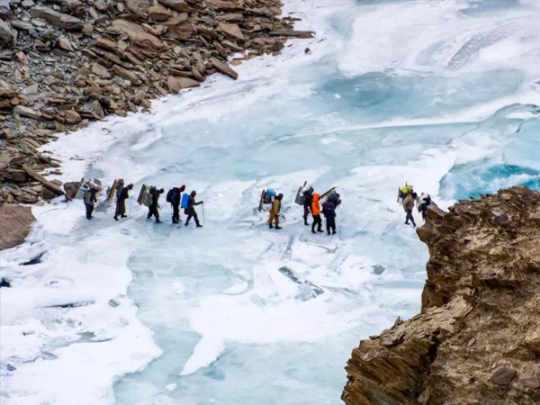 Frozen River Chadar Trek in redcliffadventure.com